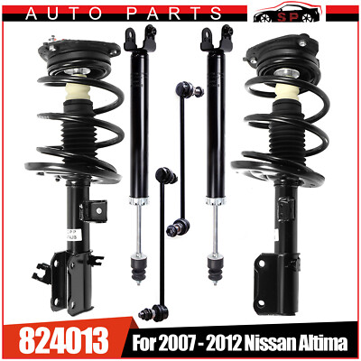 For 2007-2012 Nissan Altima Front Struts & Rear Shocks & Sway Bar