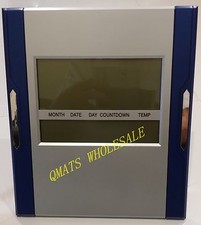 1 Digital Clock Thermomet Calendar Temp Alarm Count Down Up Timer Wall Or Stand