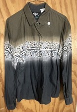 VTG Roper Western Shirt Large Aztec Pattern Button Down Womens Country USA made