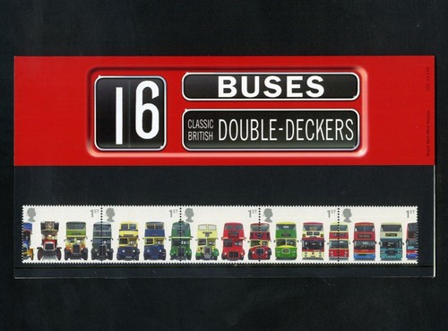 BUSES: GREAT BRITIAN PRESENTATION STAMP PACK VF MINT NH (P14) - 第 1/1 張圖片