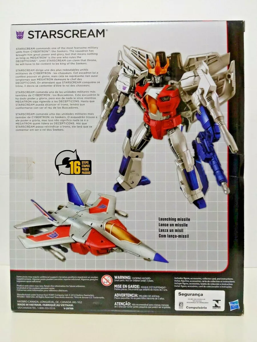 Transformers Combiner Wars Leader Class Starscream