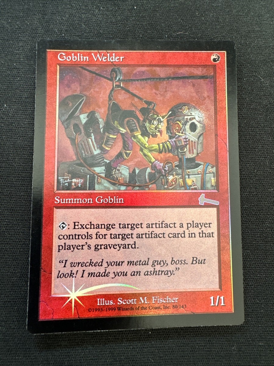 MTG GOBLIN WELDER (FOIL) Urza's Legacy | eBay