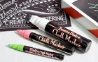 White Chalk Board Markers Pack of 3. 20mm White. For Chalk Board Graphics