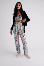 New Free People Disco Flare Sequin Pants sz 4