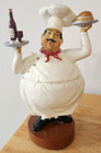 2 Chefs 9" & 1  Butler "James" bottle holder 7" Resin "3 Good Looking Men!" — photo 9