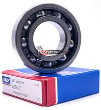 SKF 6206 Z Ball Bearing, Metal Shielded One Side / OPEN ONE SIDE 30x62x16 mm