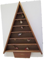 Hallmark Vintage Shadow Box Memory Tree Made in USA 1988 with 8 Mini Ornaments
