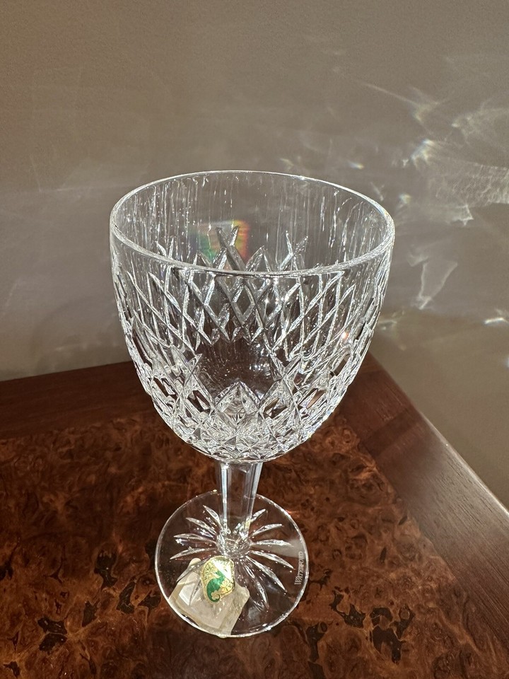 Vintage Waterford Crystal SLANE (cut foot) Claret Wine glass RARE eBay
