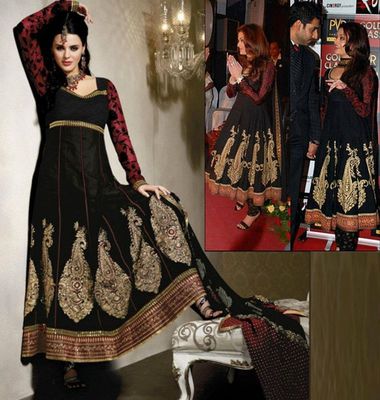 Designer Anarkali Indianer Outfit Salwar Kameez Größe 8