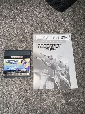 Atari LYNX   - Robotron 2084 Cartridge & Manual FREE SHIPPING