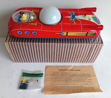 Holdauto Tin Plate Moon Explorer Space Ship. Lemez Space Ship. Accessories & Box