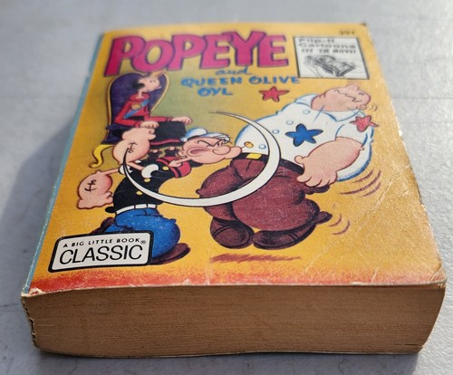Vintage Big Little Book Popeye and Queen Olive Oyl Oil Classic Flip Thru Cartoon - Picture 2 of 9