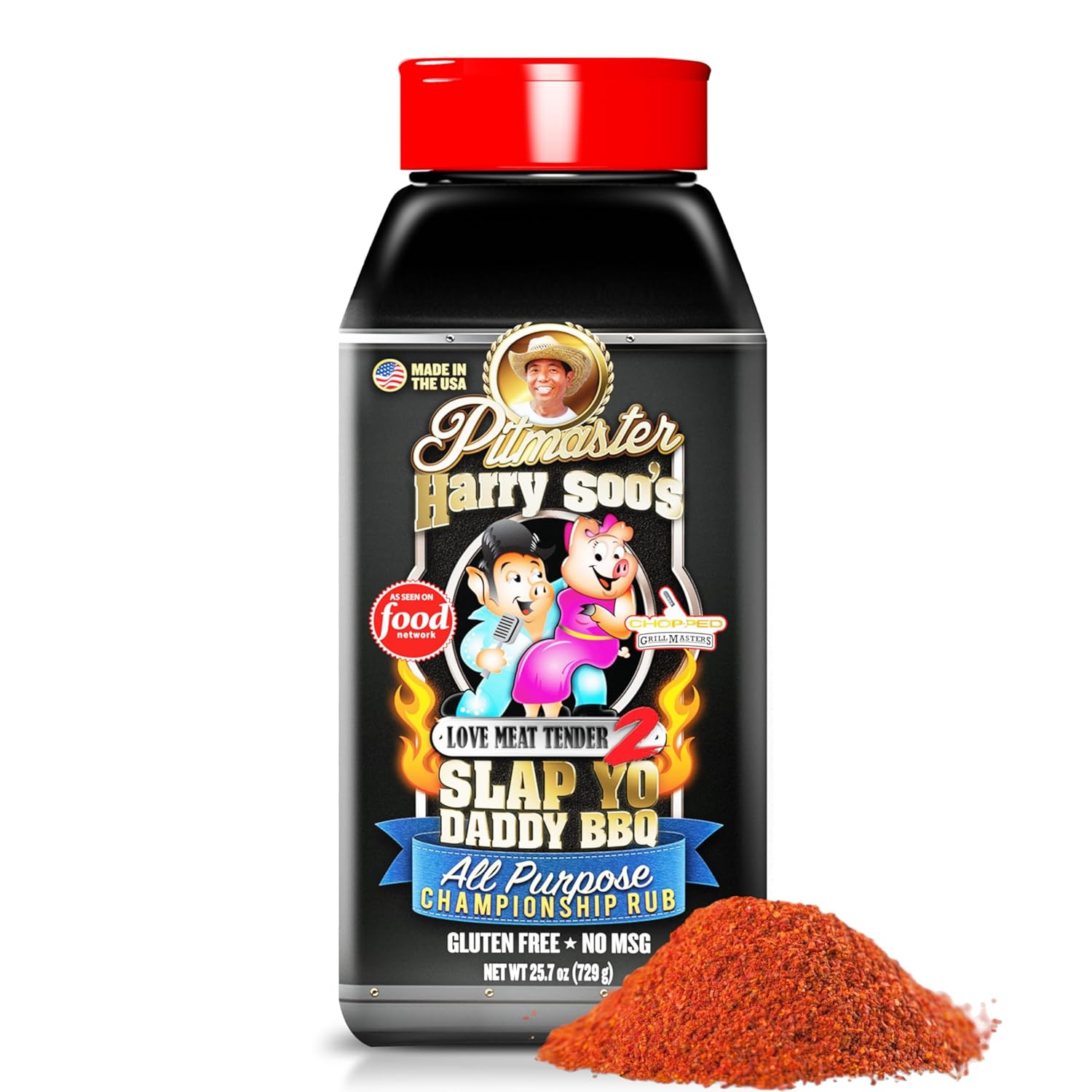 Slap Yo Daddy BBQ Rub, Love Meat Tender – Championship AP Seasoning for Smoking