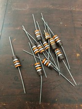 NOS - Lot of 11 Allen Bradley RCR42G393JS  39K Ohms 5% 2 W  Resistor  #0105