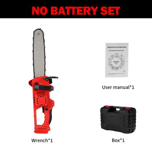 Für 18V Makita Akku Kettensäge 12 Zoll Mini Elektro Handkettensäge mit Ölsystem - Bild 3 von 14