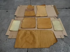 78 Mercedes R107 450SL carpet set, interior floor, palomino