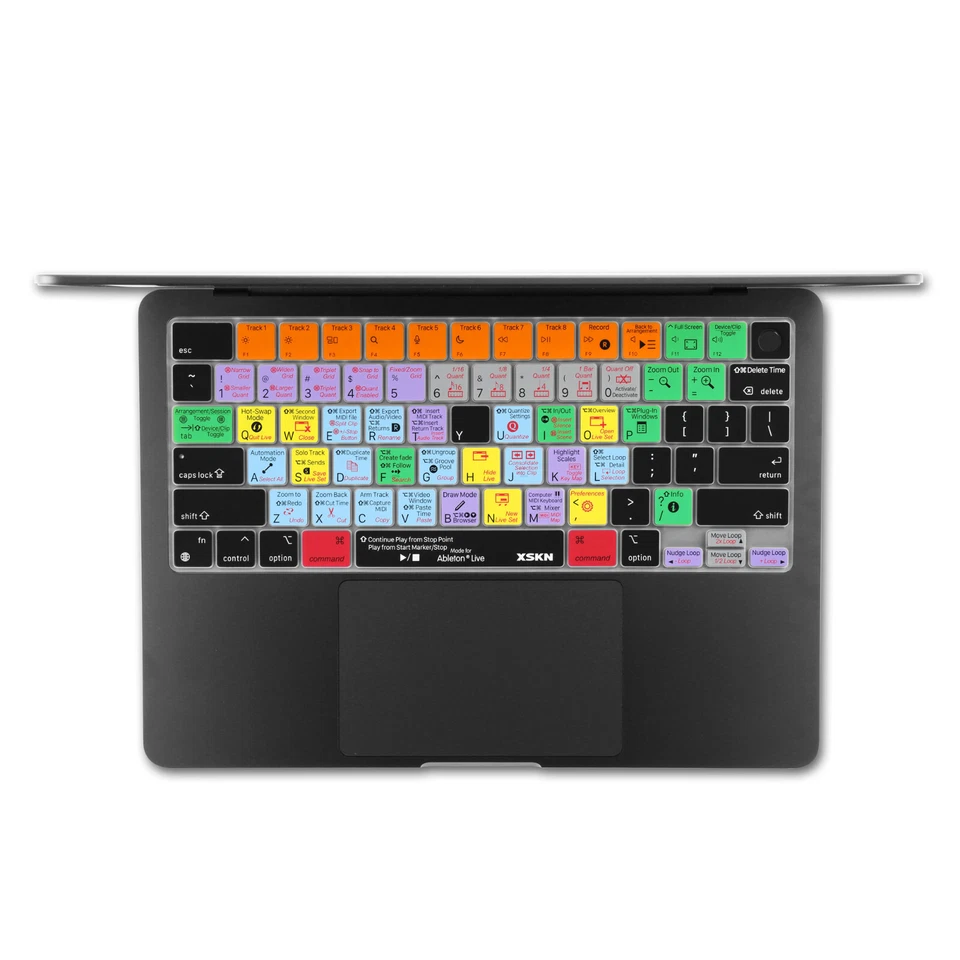 XSKN Ableton Live Shortcuts Keyboard Cover for 2022-2025 Macbook Air 13.6/15.3 - Image 3 of 4