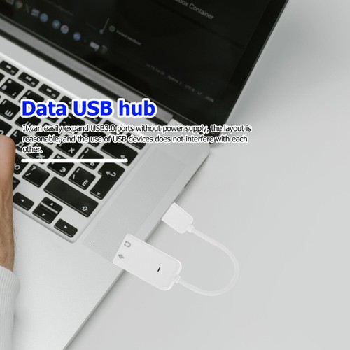 2pcs ordinateur portable USB Sound ordinateur portable Adaptateur sonore sonore - Photo 2/12