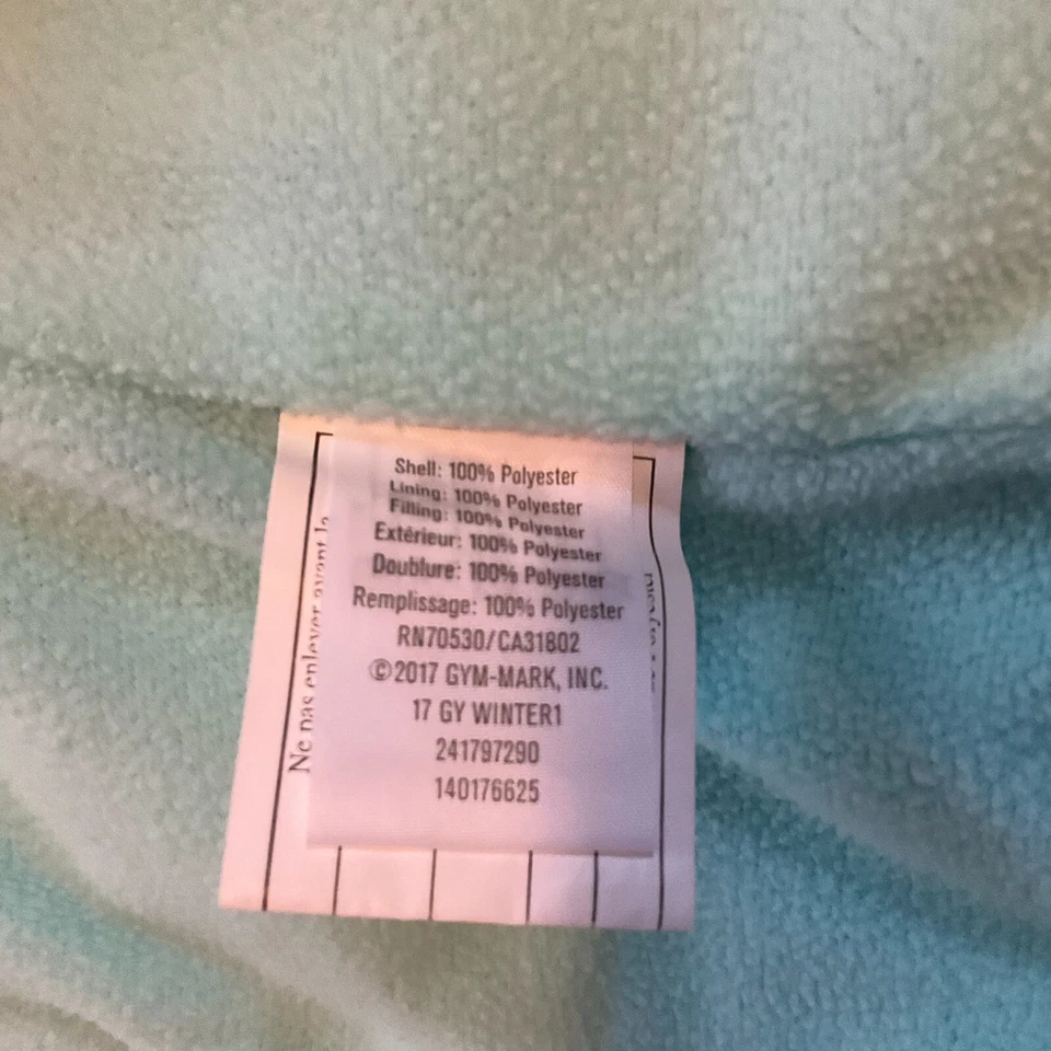 Chaleco sin mangas acolchado multicolor Gymboree niñas talla XL 14 forrado de vellón Foto 3 de 4