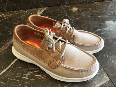 skechers goga max boat shoes