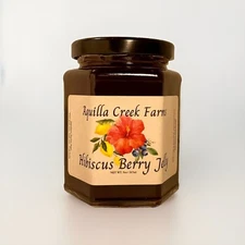 Hibiscus Berry Jelly ~ 9 oz. ~ Texas Hand Crafted ~ Aquilla Creek Farms