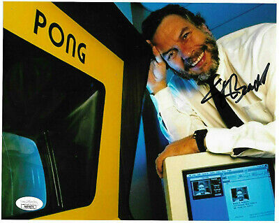 Nolan Bushnell founder Atari inc Pittfall Pong autographed 8x10 photo Beckett COA Star Nolan Bushnell founder Atari inc Pittfall Pong autographed 8x10 photo Beckett COA Star