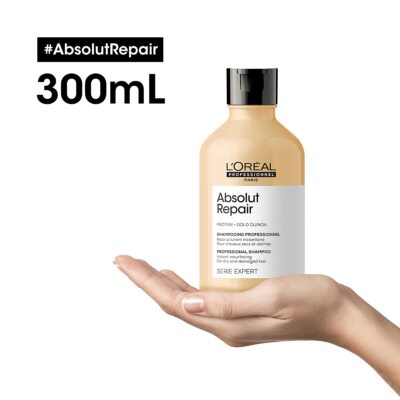 L'Oréal Professionnel Serie Expert Absolut Repair Shampoo with Gold Quinoa 300ml