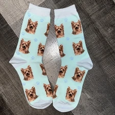 PET LOVERS UNISEX DOG LOVERS YORKIE NOVELTY DESIGN SOCKS SOCK DADDY