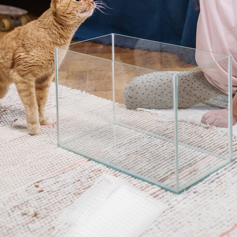 2 PC Aquarium Net Cover Mesh Fish Tank Divider Antijump Cut eBay