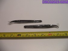 Qty  1 Pack of 2: ESD Precision Anti-Static Tweezers SS Curved a19042700ux0957