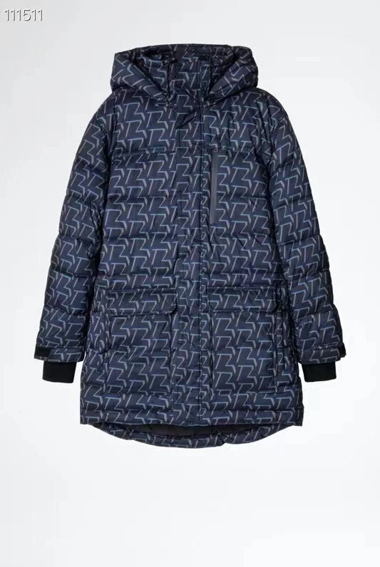 Женский пуховик с капюшоном Zadig&Voltaire Blue Letter Temperament для пригорода - Изображение 4 из 4