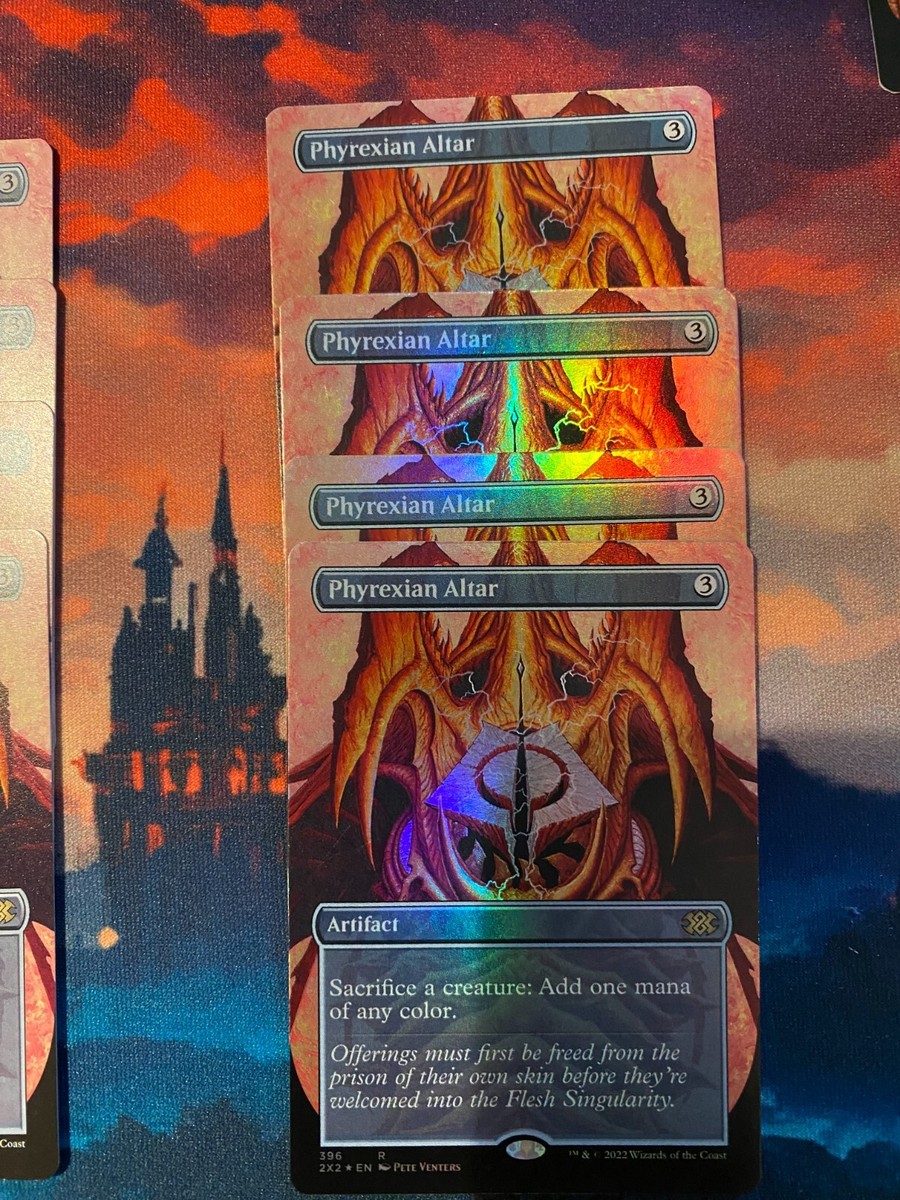 MTG Double Masters 2022 Phyrexian Altar Borderless Foil x 1 | eBay