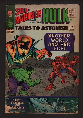 Tales To Astonish 73 The Incredible Hulk Sub-Mariner The Watcher November 1965