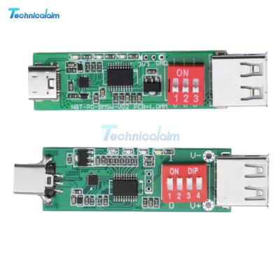 PD/QC2.0 3.0 Fast Charging Decoy Trigger Aging Test Board 5V 9V 12V 15V 20V