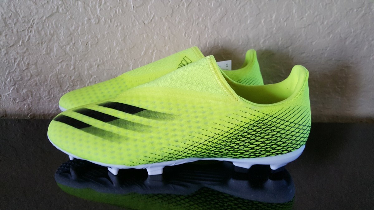 Size 12 - adidas X Ghosted.3 Laceless FG Solar Yellow for sale