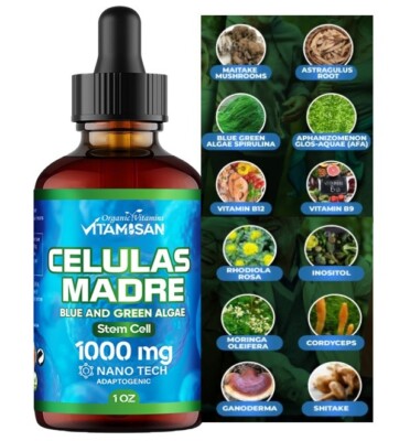 1 NEW STEM CELL ENHANCER CELULAS MADRES bio cell bacti madre liquid