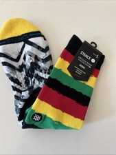 STANCE Dwyane Wade Collection Print Casual Crew Socks - Large  Multicolor