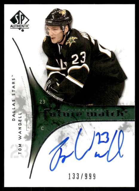 2009-10 SP Authentic #242 Tom Wandell RC Auto /999 - HKY