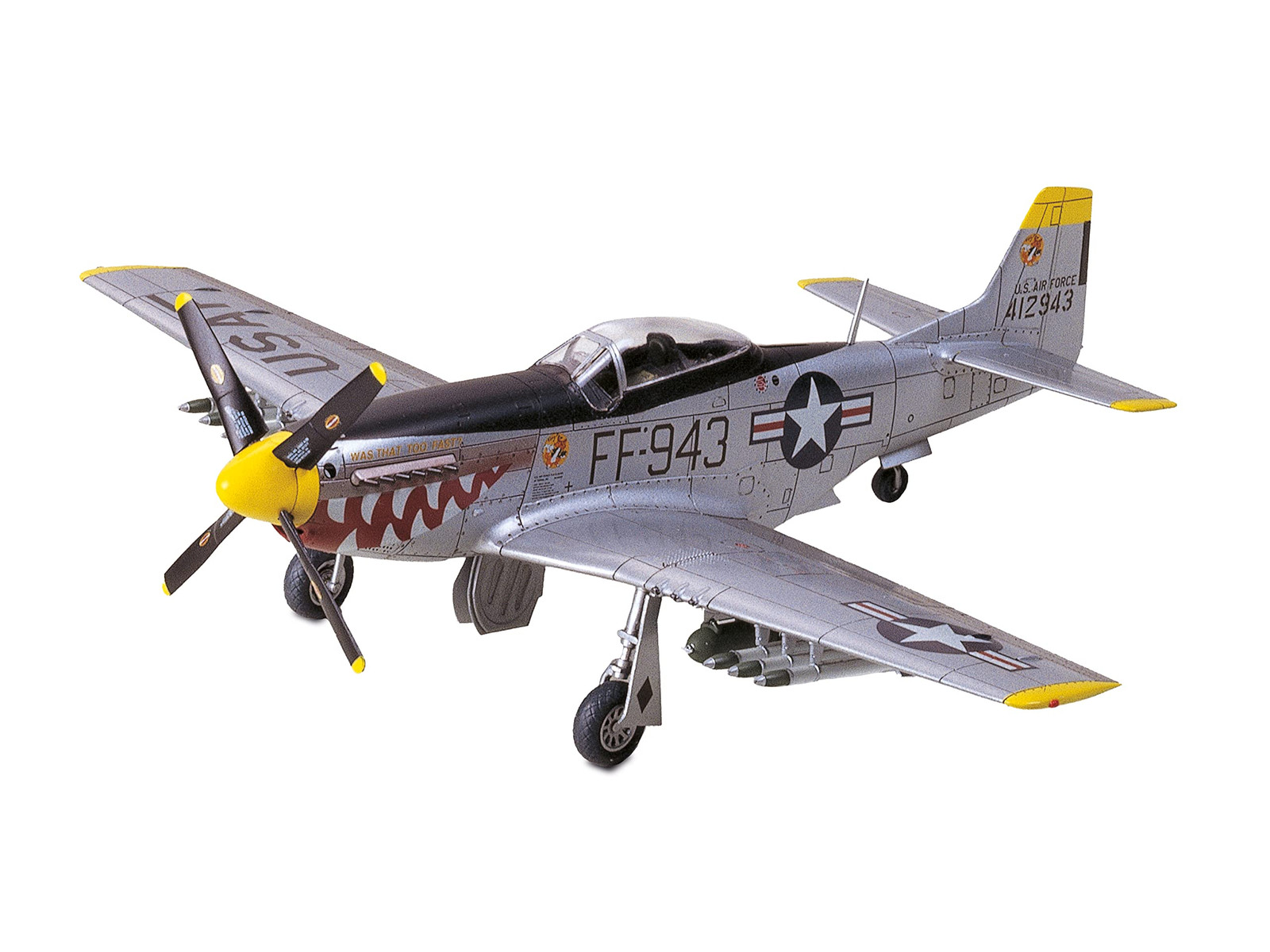 TAMIYA 300060754 300060754-1:72 F-51D Mustang Североамериканский, Авиационный, Военный