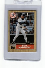 1987 Topps #500 Don Mattingly