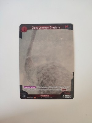 Godzilla Card Game Giants Unknown Creature