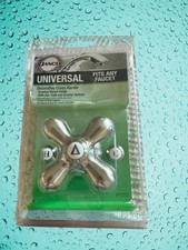 DANCO Decorative Cross Handle 89255 Brushed Nickel Universal Faucet Handle New