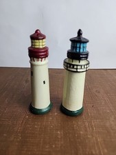Vintage Lighthouse Salt And Pepper Shakers