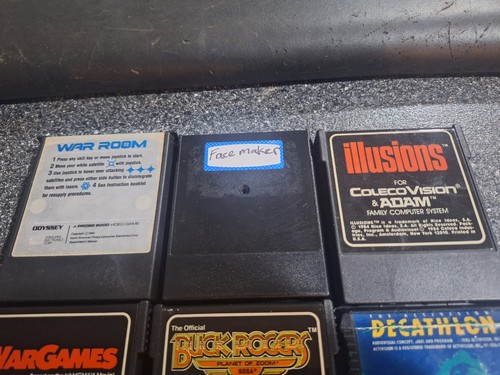 Lot De 4 Jeux Colecovision : Carnival, Antarctic Adventure, Zaxxon, Time Pilot