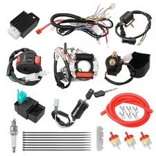 Wiring Harness Kit Stator CDI Box Ignition Coil Voltage Regulator Rectifier for 