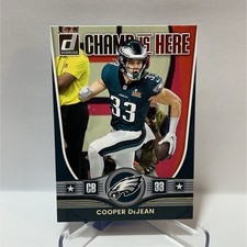 Panini 2025 Donruss Champ Is Here Insert Cooper DeJean Eagles #CIH-CDN