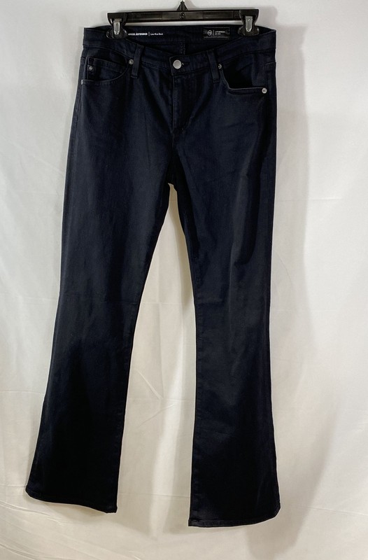 AG Women's Angel Extended Low-Rise Bootcut Jeans Black Size 26x33