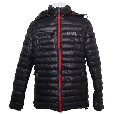 Lonsdale, Winterjacke, Herren, Größe: XL, Schwarz/Rot, Polyamid/Polyester #sKQ