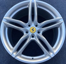 20” OEM FERRARI 812 SUPERFAST WHEELS BERLINETTA SILVER F12TDF F12 SPEEDLINE RIMs