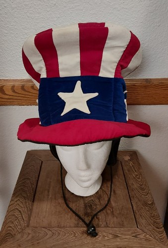 SLASH 🎸 GUNS N ROSES 🎸PERSONALLY OWNED ELOPE AMERICAN FLAG SOFT HAT